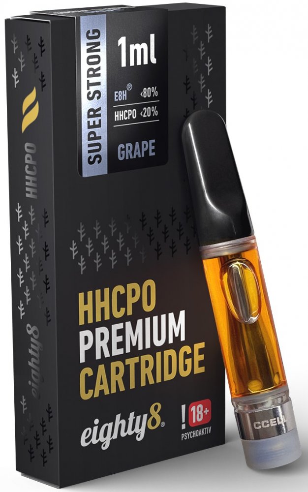 Eighty8 HHCPO Kartusche Super Strong Premium Grape, 20 % HHCPO, 1 ml